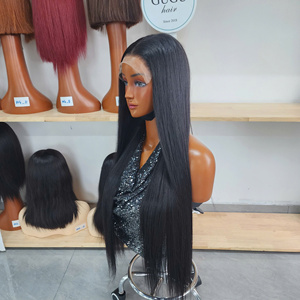 Wholesale Price Virgin 28 Inches Bone Straight 450g Machine Double Weft Natural Color Vietnamese <b>Human</b> <b>Wig</b> - Product Image 1