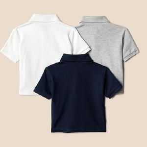 Polo personalizado para hombre, de secado rápido, ligero, transpirable, cuello en V, manga corta, cuello a rayas sólido, informal, de punto, de talla grande - Product Image 1