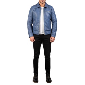 Chaqueta de Invierno Casual para Hombre, de Cuero Genuino, con Cierre Completo, Impermeable, Reversible y Ecológica para Actividades al Aire Libre - Product Image 2