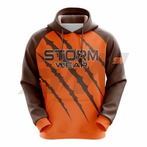 Breathable Sportswear Hoodie 100% Polyester Sublimation Dry Fit Sweatshirt Teams Custom Logo <b>Coaches</b> Sportswear Pullover Hoodie - Product Image 1