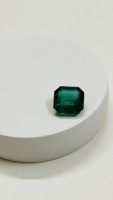 Emerald Alami 3.75 Cts Potongan Emerald Persegi Bersertifikat IGI Kualitas AAA+ Hijau Asal Zambia Kejernihan Tinggi Sadiya International