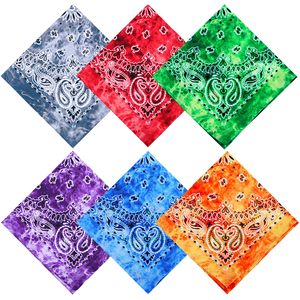 Pañuelo de algodón de 55 cm con efecto lavado ácido, diseño paisley personalizado, estampado digital a medida, de una sola cara, con dobladillo lateral, superventas - Product Image 3
