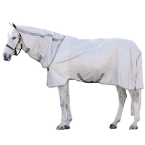 Couverture en maille pour cheval avec col, durable, faite à la main, pour l'entraînement sportif, utilisation estivale, toutes les couleurs disponibles au meilleur prix - Product Image 2