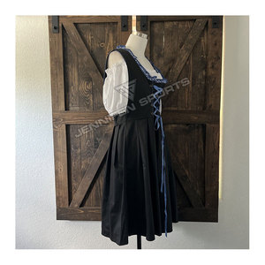 Oktoberfest Dress Women's German Dirndl Dress Costumes For Bavarian Oktoberfest Carnival <b>Halloween</b> - Product Image 4