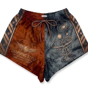 Custom Design Mesh Athletic Country <b>Shorts</b> for <b>Men</b> Sublimation Printed Footy <b>Shorts</b> <b>With</b> <b>Zipper</b> <b>Pockets</b> - Product Image 1