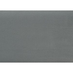 1pc Contemporary Light Gray <b>Bed</b> Queen <b>Platform</b> Plush Upholstered Headboard Low Profile <b>Frame</b> Ribbed Texture Unobtrusive Legs - Product Image 6