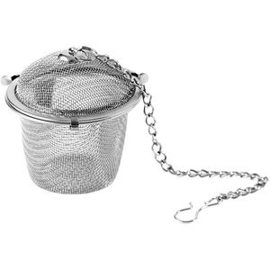 Tea Infuser Cube with Hook Chain Cube Tea Strainer Fine Mesh 304 Stainless Steel Tea Infuser for Loose Tea Chamomile - Product Image 2