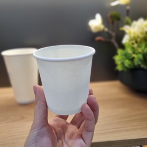 White Paper <b>Cups</b> Single Wall <b>Disposable</b> for Hot Drink Virgin Pulp Paper - Product Image 6