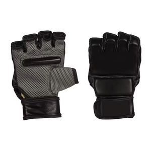 Gants de sparring MMA en cuir de qualité supérieure, demi-doigts, pour la boxe, les arts martiaux et l'entraînement au combat, logo et taille personnalisés, fabriqués au Pakistan - Product Image 6