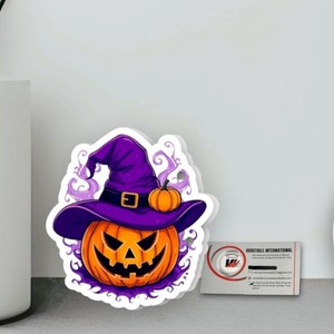 Plaque d'extension de cils en acrylique Purple Hat Pumpkin Lash Tiles, marque privée, outil de beauté magnétique, motif floral, logo personnalisé - Product Image 6