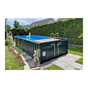 Piscine préfabriquée extérieure en conteneur maritime de 40 pieds, piscines extérieures à vendre - Product Image 3