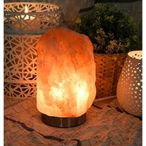 IMPEX Lámpara de Sal Rosa del Himalaya Tallada a Mano de Alta Calidad para Decoración del Hogar con Regulador de Intensidad Tacto Real Novedad Personalizada - Product Image 2