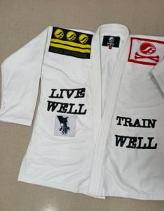 Nouveau modèle RTS, Kimono BJJ bleu, uniforme de Jiu-Jitsu brésilien, 440 GSM, 100% coton, logo personnalisé, unisexe, adulte, confortable et durable - Product Image 3