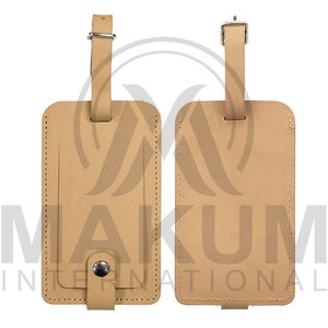 Etiquetas de equipaje de cuero de alta calidad personalizadas con logotipo y color a medida - Product Image 2