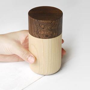 Juego de Recipientes para Especias de Madera con Tapa de Madera, Diseño Minimalista, 250 ml, Ecológico, Duradero, Hermético, para Cocina - Product Image 4