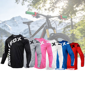 DONUTFOX เสื้อสำหรับขี่มอเตอร์ไซค์วิบากและจักรยานเสือภูเขาสำหรับผู้ชาย ทำจากโพลีเอสเตอร์ แห้งเร็ว แขนยาว - Product Image 4