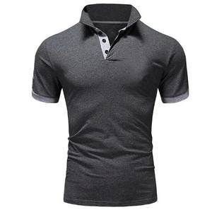 Chemise décontractée pour homme à manches longues en tissu tricoté 100 % coton, imprimée par transfert thermique, respirante, service OEM, position du logo sur le devant - Product Image 3