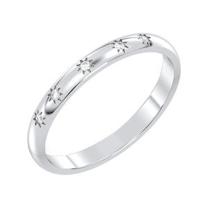 Bagues de fiançailles REYES en or blanc 14 carats de haute qualité avec moissanite certifiée GRA, prix de gros, cadeau de mariage, bijoux fins - Product Image 2