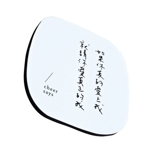Aimant de réfrigérateur Creative White Motto – Autocollant magnétique irrégulier avec texte noir pour cadeaux et décoration - Product Image 6