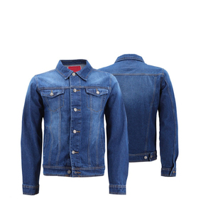 Veste en jean pour homme, style boutonné devant, veste d'hiver, fermeture à boutons, design élégant à manches régulières, veste confortable et tendance pour homme - Product Image 6