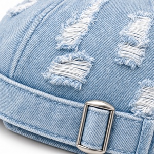 Gorra de Béisbol de Mezclilla Azul Claro para Hombre Phi Beta Sigma, Bordado de Letras en Azul Real, Gorra de Béisbol de Algodón Desgastado, Ajustable, Informal - Product Image 6