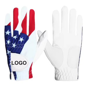 Gants de golf en cuir véritable marron pour gaucher, qualité supérieure, en peau de mouton, adhérence optimale, pour hommes et femmes, avec logo personnalisé - Product Image 3