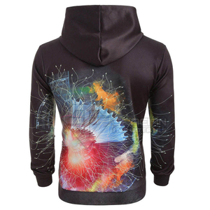 Sweat-shirts à capuche unisexes en polaire épaisse, vierges, sublimables, écologiques, avec impression graphique personnalisée, pour la vente en gros en hiver - Product Image 2