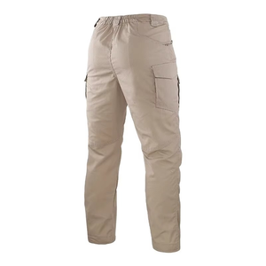 Pantalones Cargo Casuales de Mezclilla para Hombre, Cintura Media, Transpirables, Lavado Claro, Color Sólido, con Logotipo Personalizado del Fabricante, Venta al Por Mayor, Alta Calidad, para Exteriores - Product Image 2