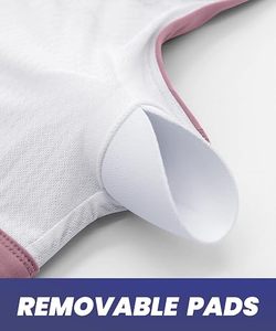 Women Support Sports Bra for Running Gym and Yoga <b>Strappy</b> Workout <b>Top</b> Removable Padding Soft Breathable Activewear - Product Image 4