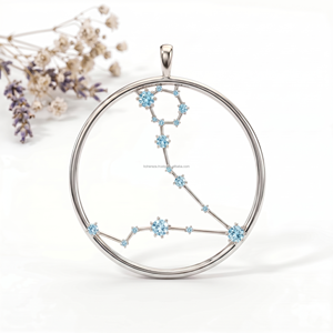 Pendentifs et Breloques de Manifestation Poissons, Bijoux de Carte de Naissance, Breloque Énergétique Spirituelle Océanique, Édition Design Marque Privée - Product Image 1