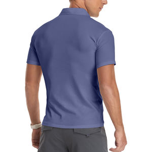 T-<b>shirt</b> For <b>Men</b> Manufacturers Short Sleeve Regular fit Business Solid Color Pattern <b>Men's</b> Quarter Zipper <b>up</b> T-<b>shirt</b> For <b>Men</b> - Product Image 2