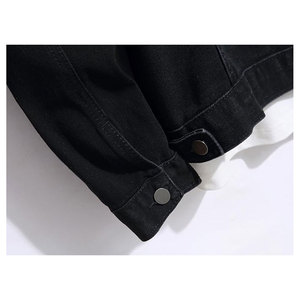 แจ็คเก็ตยีนส์ผู้ชายทรงสลิมฟิต ยืดได้ แต่งขาดสไตล์คลาสสิก เสื้อโค้ทเดนิมเท่ห์ๆ สไตล์ลำลอง สตรีทแวร์ แฟชั่นเสื้อนอกสำหรับผู้ชาย - Product Image 6