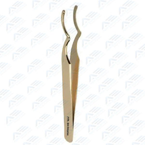 Pinzas de extensión de pestañas profesionales Pinzas de punta de fibra Pinzas de extensión de pestañas de acero inoxidable al por mayor por Apto Enterprises - Product Image 3