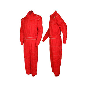 Traje de Carreras Rojo de Manga Larga para Hombre, Ignífugo, con Bloques de Color, Ropa de Motociclismo y Automovilismo para Adultos, para Todas las Estaciones - Product Image 6