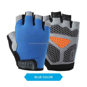 Best Quality Comfortable Half-Finger Cycling Gloves with Hand Protection <b>Gel</b> Custom Logo Design Latest <b>Style</b> for Outdoor Use - Product Image 3