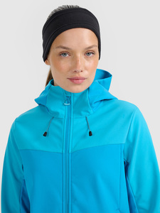 <b>Custom</b> Women's Softshell Jacket Hooded Outdoor Casual Windproof Full Zip Utility Pockets Lightweight Weather Resistant Apparel - Product Image 4