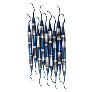German 9pcs Gracey Curettes <b>Kit</b> Dental Periodontal Surgical Instruments Stainless Steel CE ISO OEM Wholesale Supplier - Product Image 5