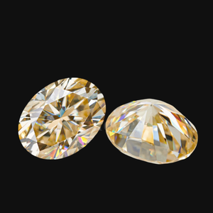 Diamante de Laboratorio Ovalado Amarillo Directo de Fábrica DEF VVS VS HPHT CVD Certificado, Piedra Suelta al por Mayor para Suministro de Joyería - Product Image 2