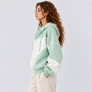 Durable <b>Women</b> Zip Up <b>Hoodie</b> Crafted with Quality Fleece Offers Comfortable Fit <b>Soft</b> Feel <b>Women</b> Zip Up <b>Hoodie</b> with Pockets - Product Image 4