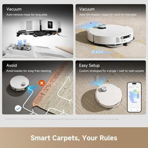 Authentic DREAME X60 Ultra <b>Robot</b> <b>Vacuum</b> and Mop 3 13in Ultra Thin - Product Image 5