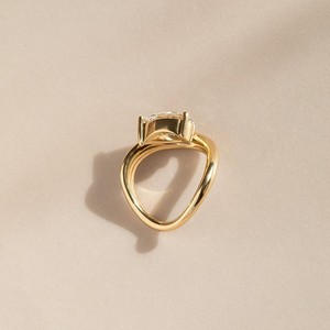 Elegant Pear Lab Grown Diamond Twist <b>Solitaire</b> <b>Ring</b> 925 Sterling <b>Silver</b> Engagement <b>Ring</b> Fine Jewelry Gift WomenXZ VVS Diam IGI - Product Image 5