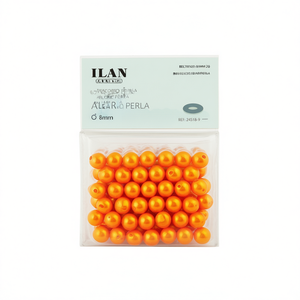 Perle ILAN da 8 mm, 20 g, per la creazione di gioielli - Product Image 2