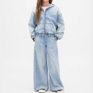 Nouveauté : Ensemble en jean pour femme inspiré de la couture parisienne, vente en gros personnalisée, édition de luxe - Product Image 4