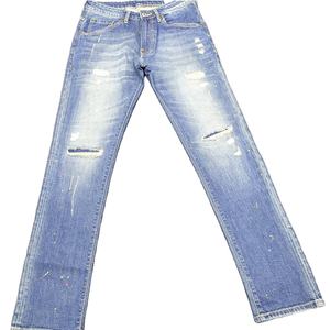 Pantalones Vaqueros Casuales de Moda para Hombre, Estilo Cargo Holgado con Botones, Jeans de Mezclilla para Hombre - Product Image 1