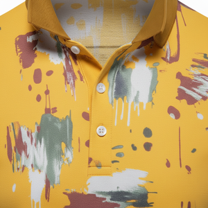 เสื้อโปโลผู้ชายแบบกำหนดเองได้ ลดราคาพิเศษ เป็นมิตรกับสิ่งแวดล้อม แห้งเร็ว แขนครึ่งตัว ผลิตจากโพลีเอสเตอร์ พร้อมพิมพ์โลโก้ตามสั่ง - Product Image 2