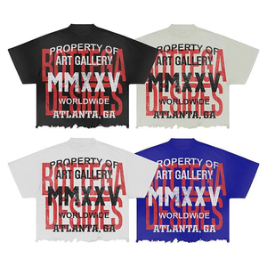 Camiseta de Lujo para Hombre, Ropa Urbana de Alta Calidad, Impresión DTG, Camisetas Gráficas Streetwear, Camiseta Vintage Blanca Extra Grande para Hombre - Product Image 5