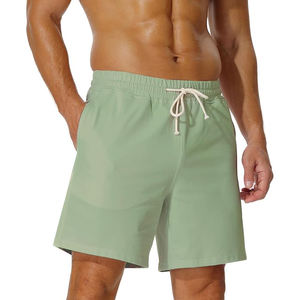 Shorts cargo décontractés en toile épaisse, multi-poches, style charpentier, coupe ample, avec cordon de serrage, en coton - Product Image 1