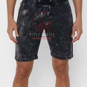 Pantalones Cortos de Hombre Ajustados a la Moda con Lavado Ácido para Uso Casual, Cómodos y de Gran Venta - Product Image 5