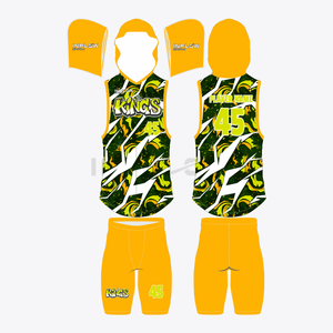 Uniforme Deportivo 7V7 de Alta Calidad y Venta Caliente, con Logotipo Personalizado, Color Sólido - Product Image 2