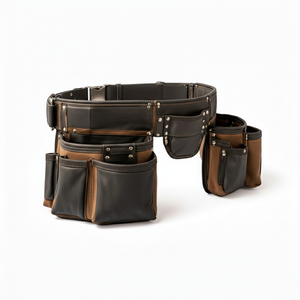 Ceinture à outils en cuir véritable de qualité supérieure, sur mesure, pour la construction, vente en gros - Product Image 1
